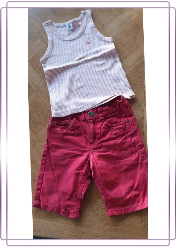 Ensemble short débardeur 6 ans